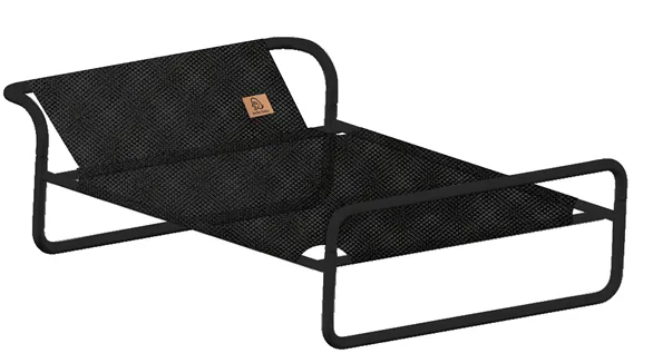 Дихаюча сітчаста знімна кемпінгова піднята ліжко для тварин