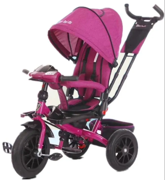 Багатофункціональний дитячий триколісний візок